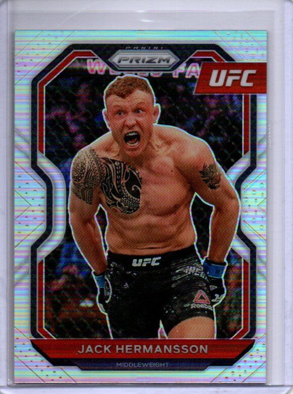 JACK HERMANSSON 2021 PANINI PRIZM UFC SILVER PRIZM #24