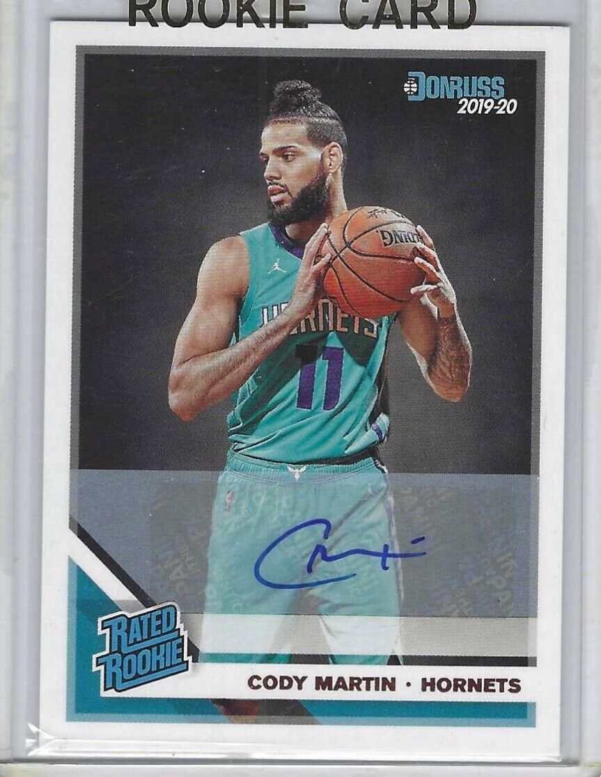 CODY MARTIN 2019-20 PANINI DONRUSS RATED ROOKIE AUTO RC #233