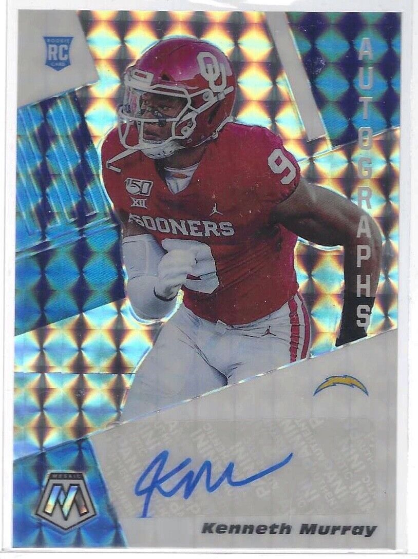 KENNETH MURRAY 2020 PANINI MOSAIC SILVER MOSAIC PRIZM ROOKIE AUTO RC #RA51