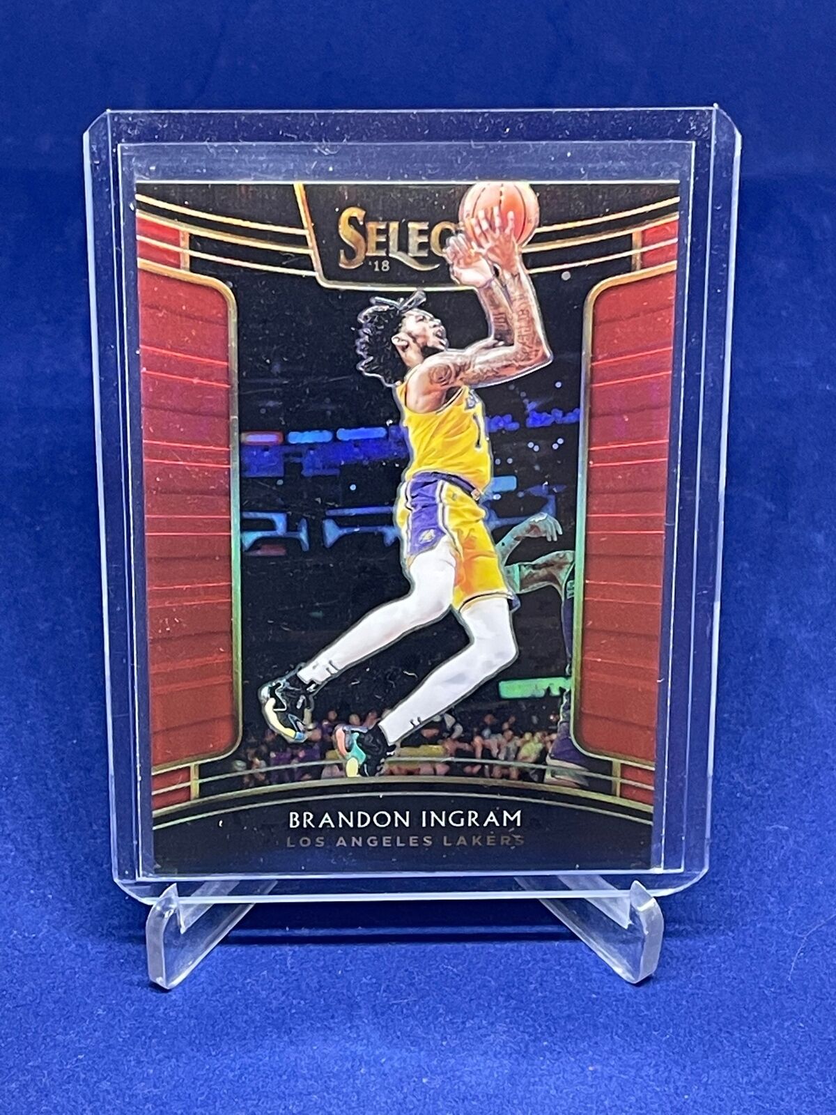 BRANDON INGRAM 2018-19 PANINI SELECT CONCOURSE RED PRIZM #D 89/199