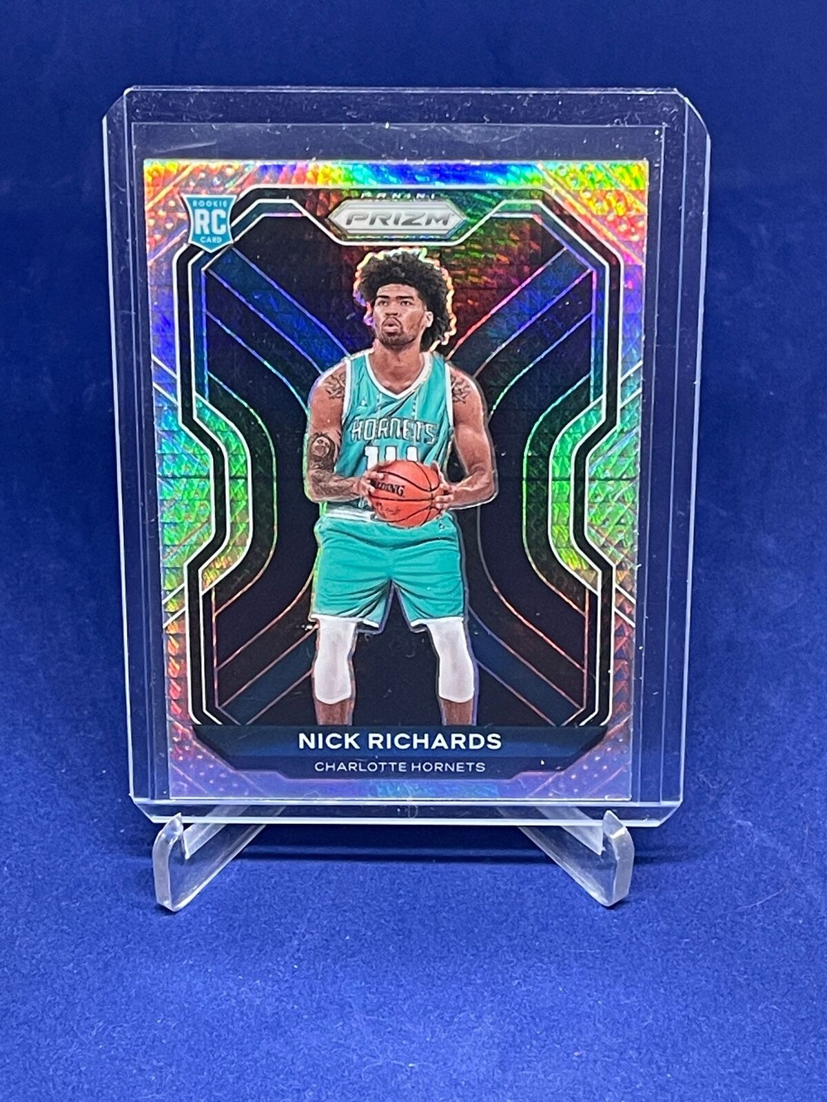 NICK RICHARDS 2020-21 PANINI PRIZM HYPER PRIZM ROOKIE RC #253