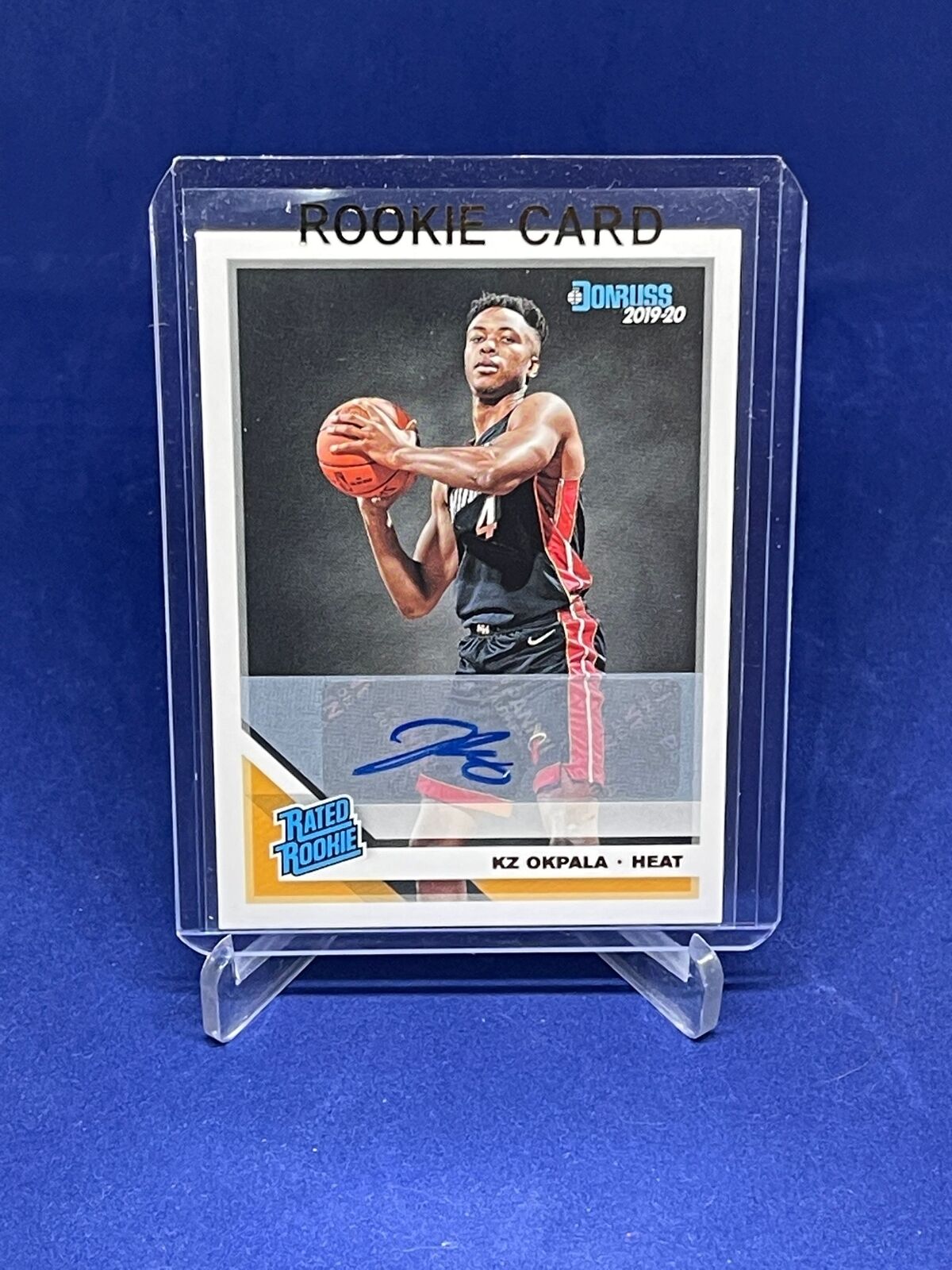 KZ OKPALA 2019-20 PANINI DONRUSS RATED ROOKIE AUTO RC #230
