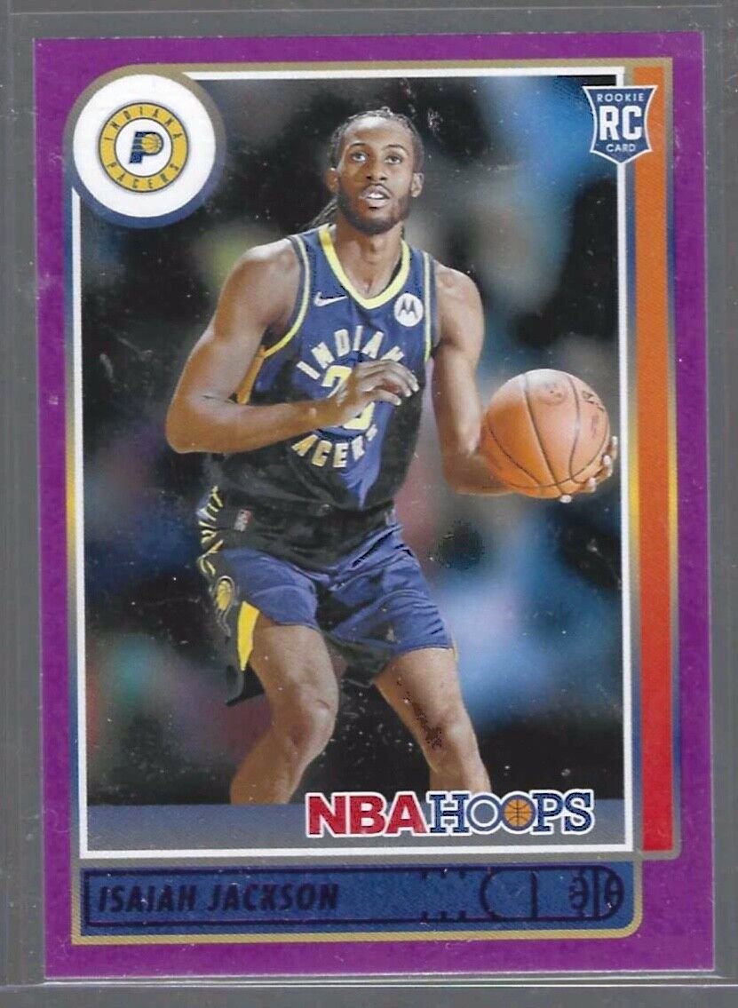 ISAIAH JACKSON 2021-22 NBA HOOPS PURPLE SP ROOKIE RC #223