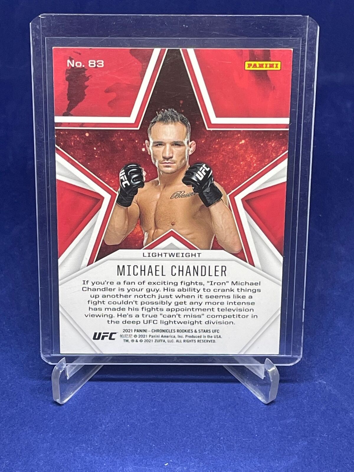 MICHAEL CHANDLER 2021 PANINI CHRONICLES ROOKIES AND STARS RED RC #D 35/149