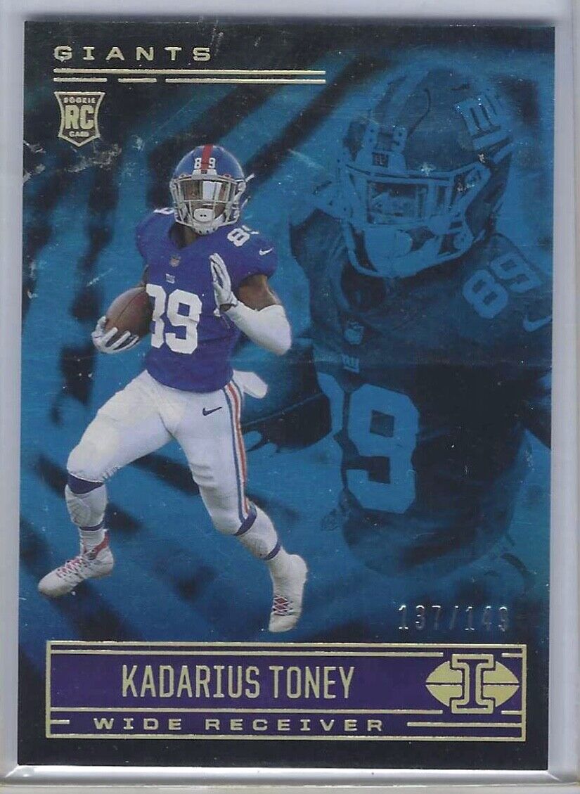 KADARIUS TONEY 2021 PANINI ILLUSIONS LIGHT BLUE RC #D 137/149