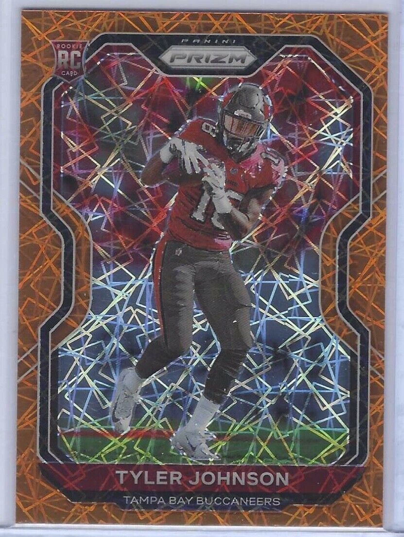 TYLER JOHNSON 2020 PANINI PRIZM ORANGE LAZER PRIZM RC #321