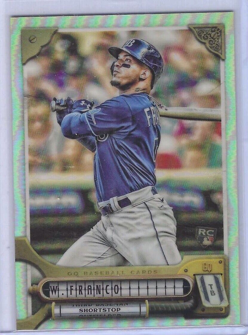WANDER FRANCO 2022 TOPPS GYPSY QUEEN CHROME SILVER REFRACTOR ROOKIE RC #299