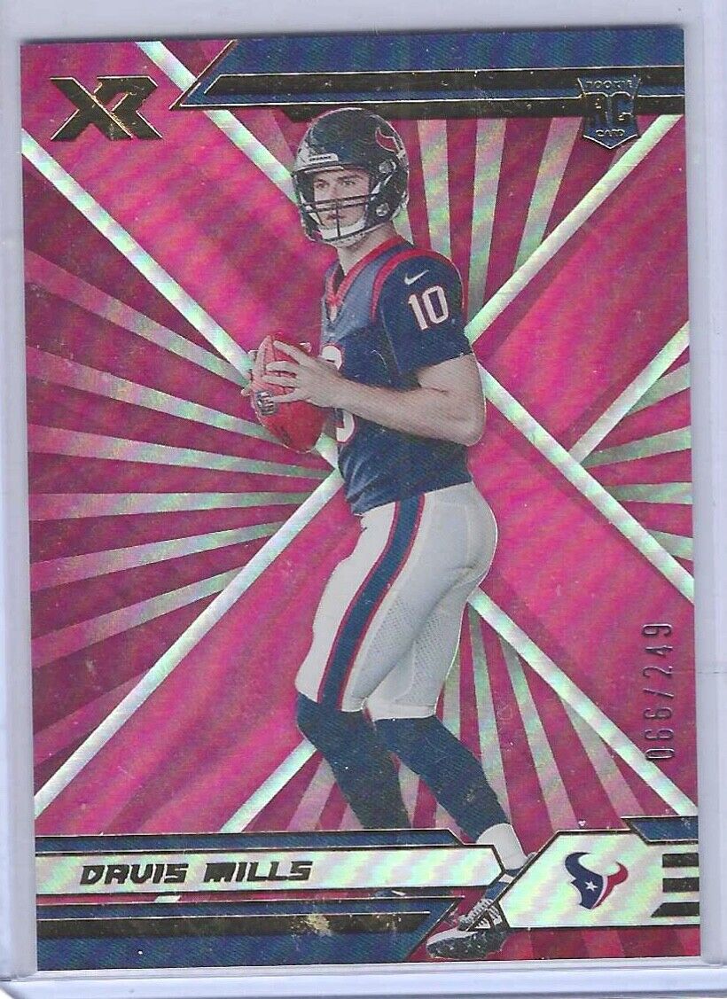 DAVIS MILLS 2021 PANINI XR RED FOIL ROOKIE RC #D 066/249