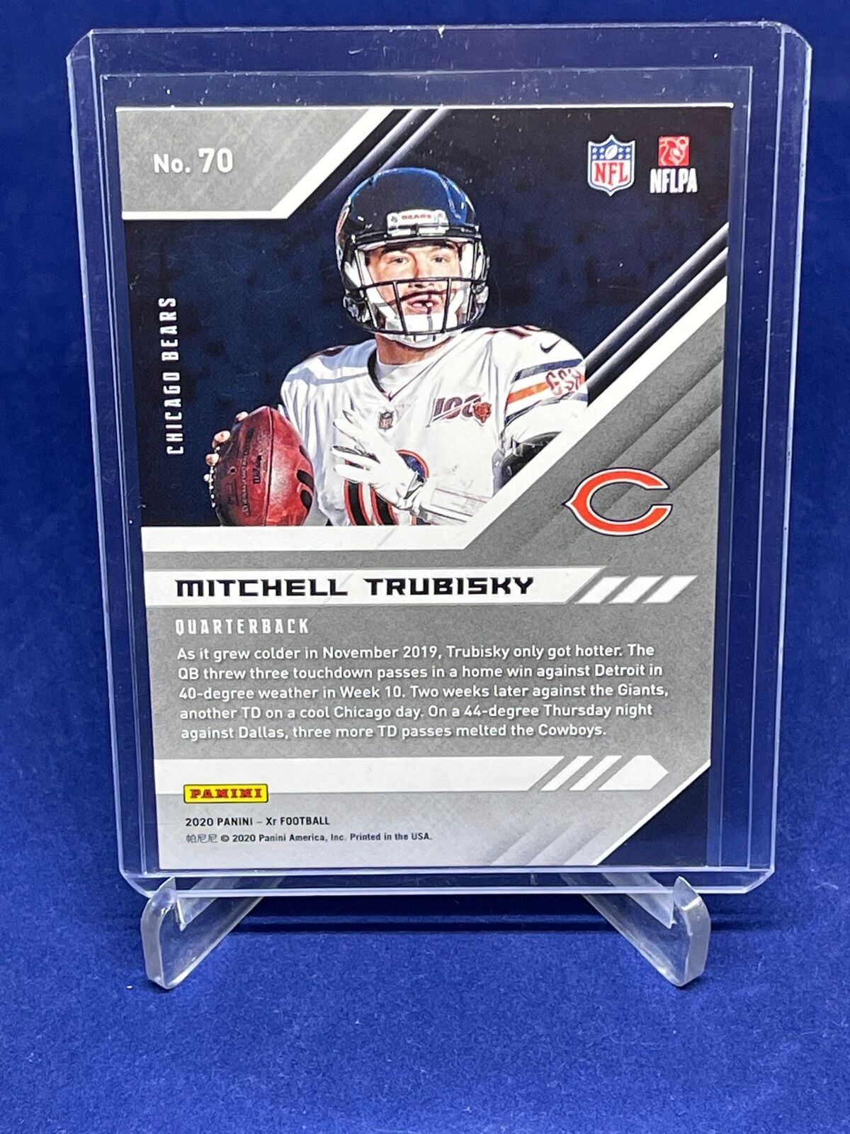 MITCHELL TRUBISKY 2020 PANINI XR GOLD #D 2/10