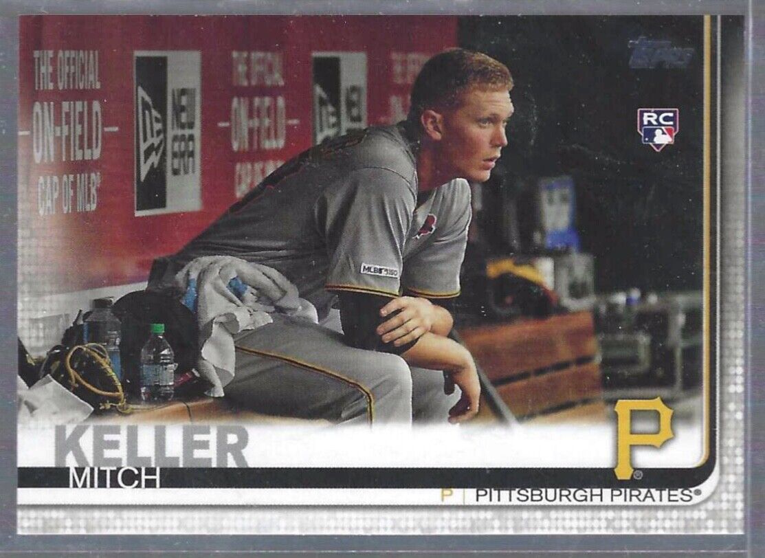 MITCH KELLER 2019 TOPPS UPDATE SERIES SP PHOTO VARIATION RC #US218