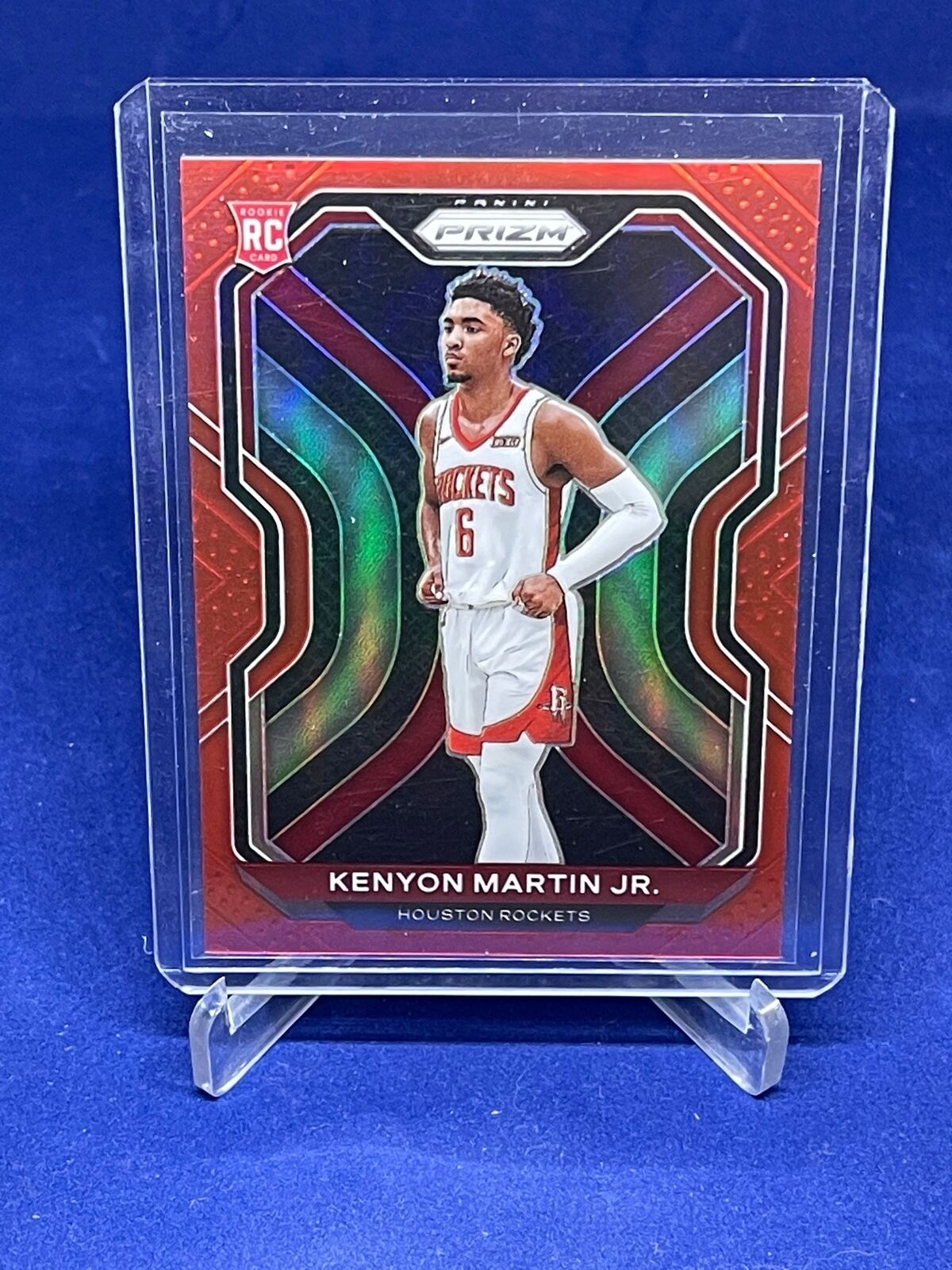 KENYON MARTIN JR 2020-21 PANINI PRIZM RED PRIZM ROOKIE RC #D 114/299