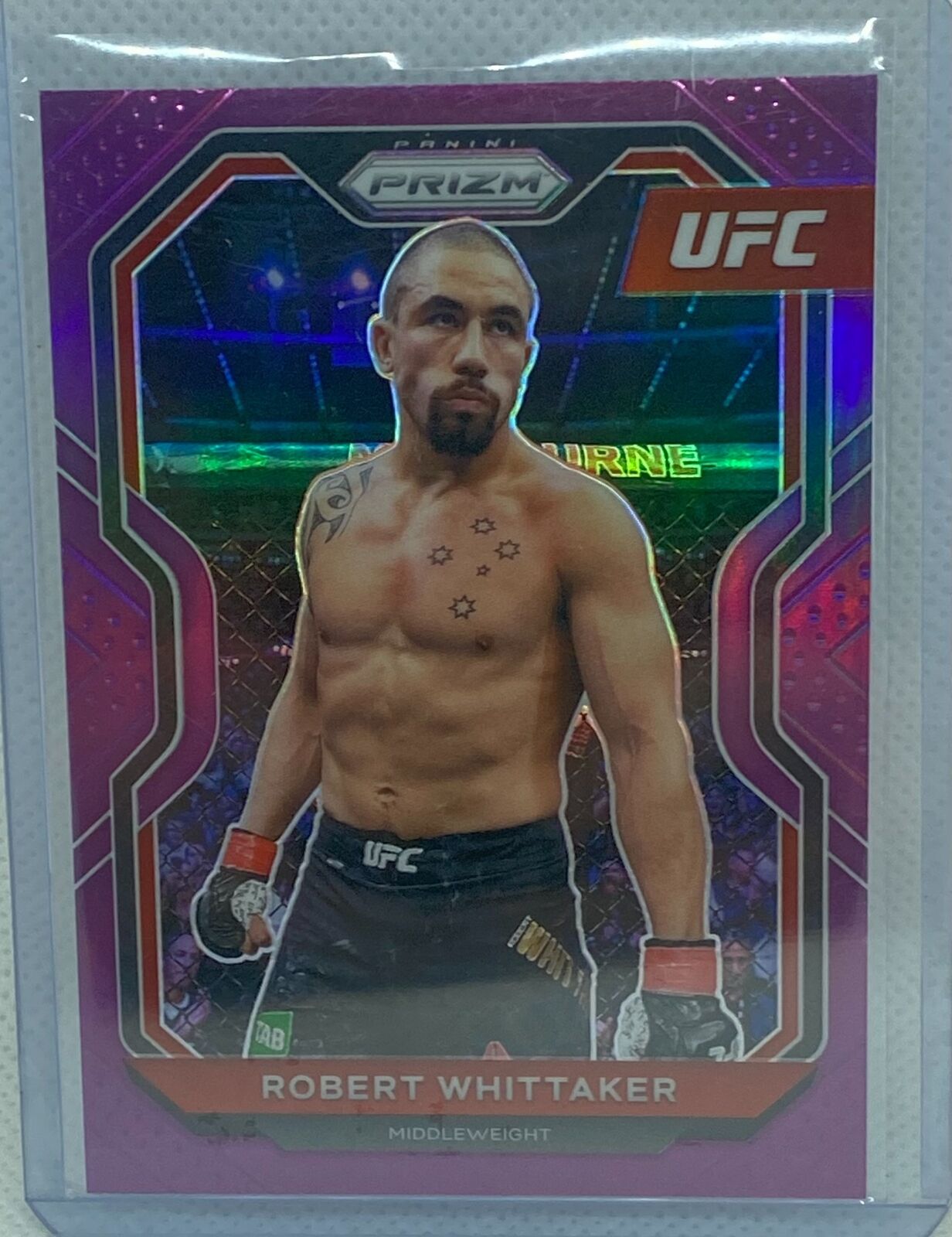 ROBERT WHITTAKER 2021 PANINI PRIZM PURPLE PRIZMS #D 51/149