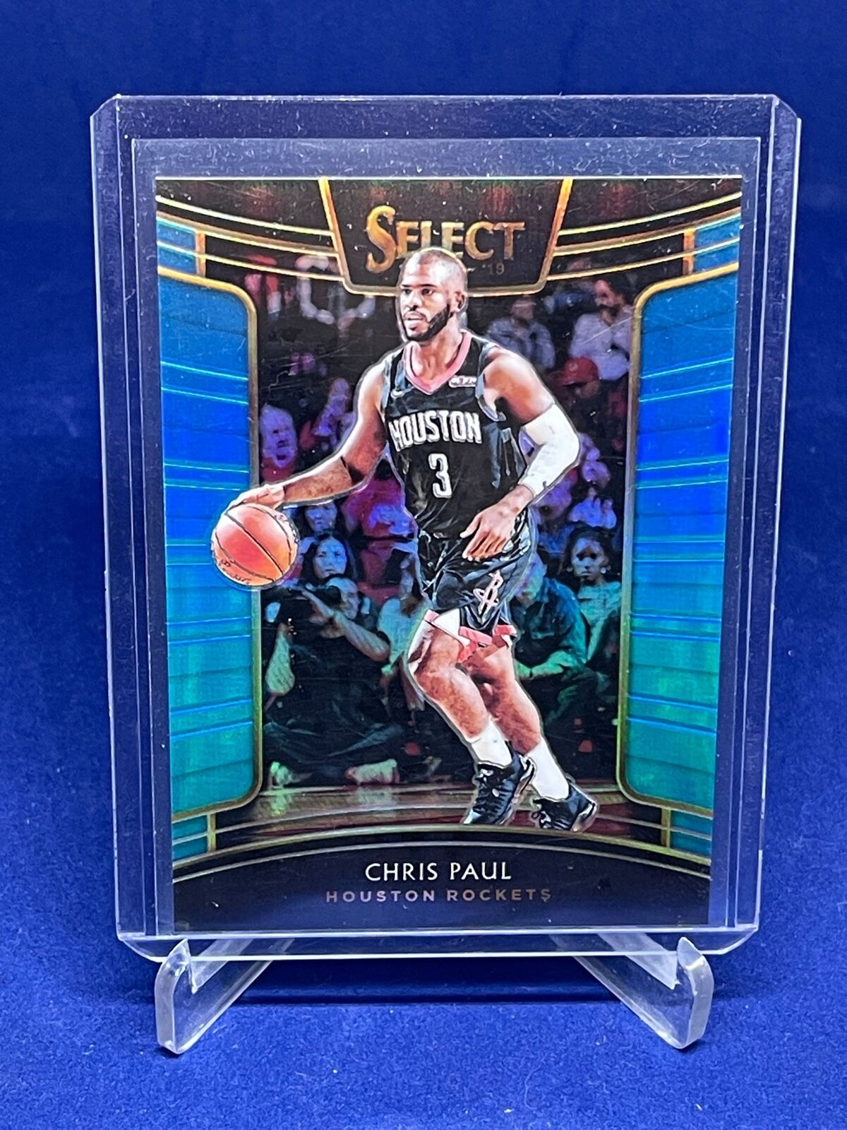 CHRIS PAUL 2018-19 PANINI SELECT LIGHT BLUE CONCOURSE PRIZM #D 27/299