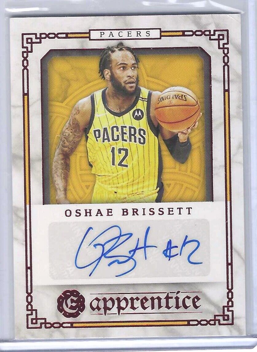 OSHAE BRISSETT 2020-21 PANINI CHRONICLES EXCALIBUR RED FOIL AUTO RC #APR-OSB