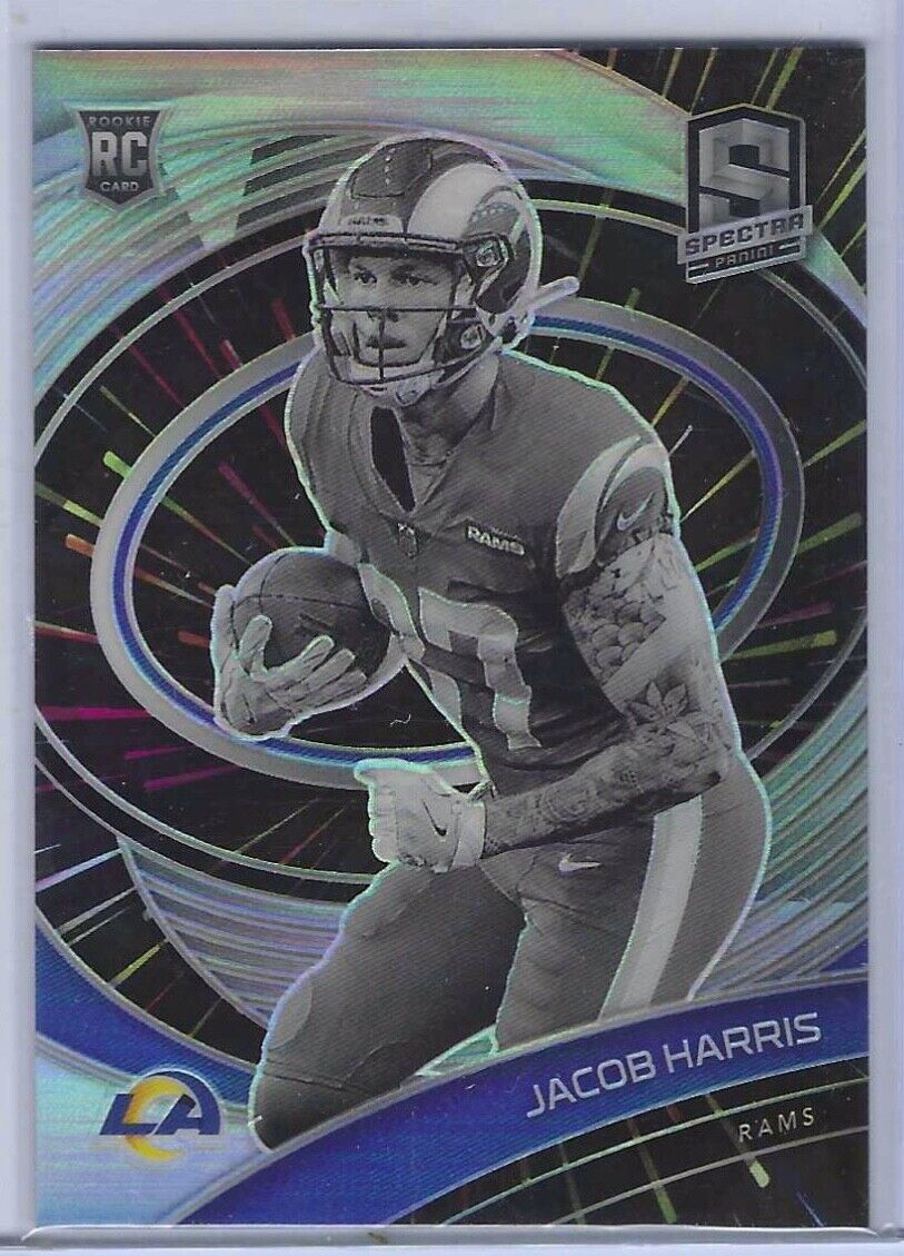 JACOB HARRIS 2021 PANINI SPECTRA HYPER NEGATIVE VARIATION PRIZM RC #D 72/75