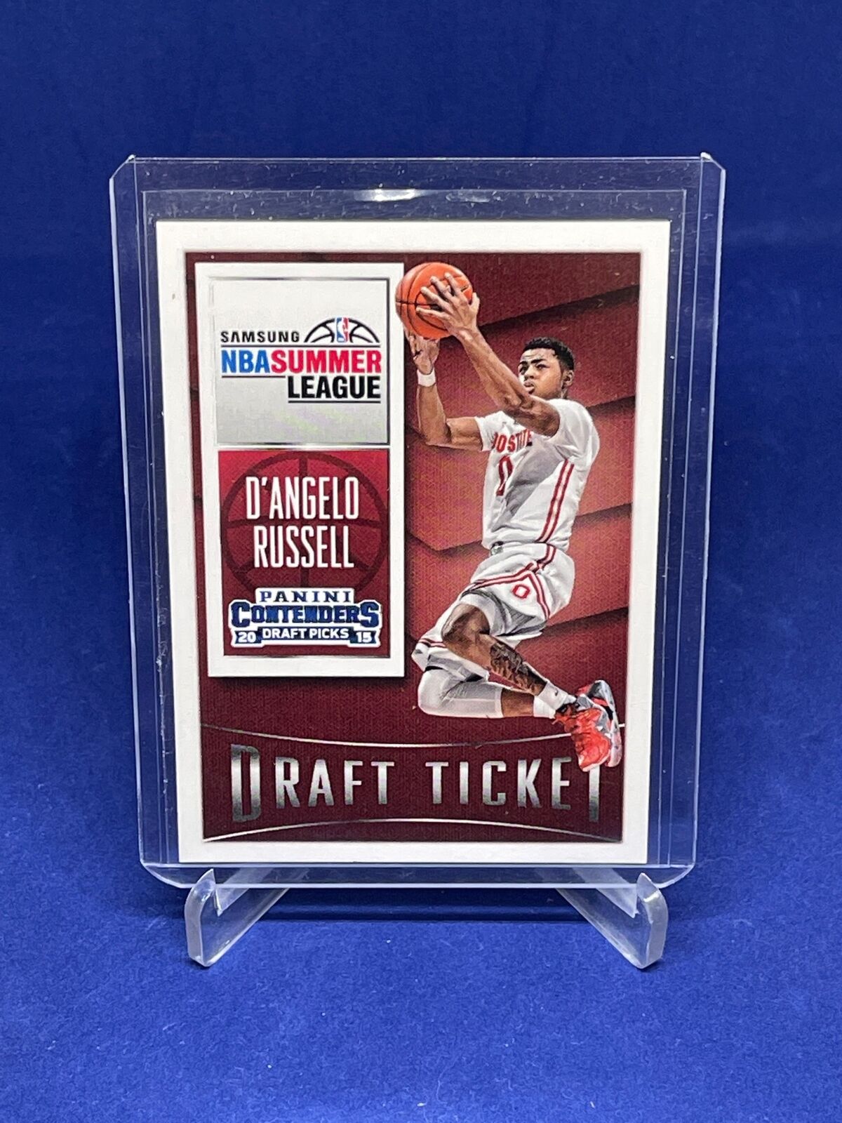 D'ANGELO RUSSELL 2015 PANINI CONTENDERS DRAFT PICKS DRAFT TICKET ROOKIE RC SP #5