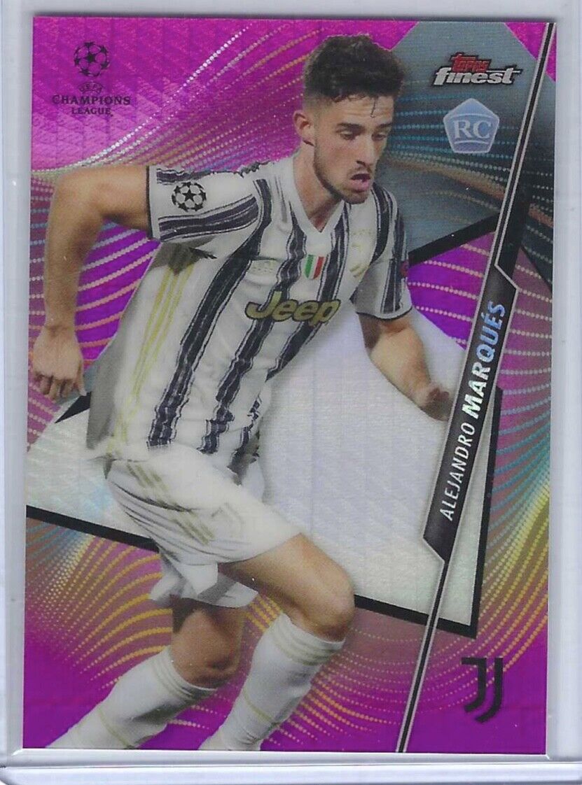 ALEJANDRO MARQUES 2020-21 TOPPS FINEST PINK HYPER REFRACTOR RC #D 014/125