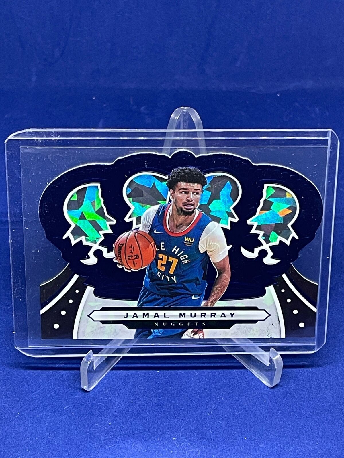 JAMAL MURRAY 2019-20 PANINI CROWN ROYALE CRYSTAL ICE BLUE DIE CUT #D 36/99