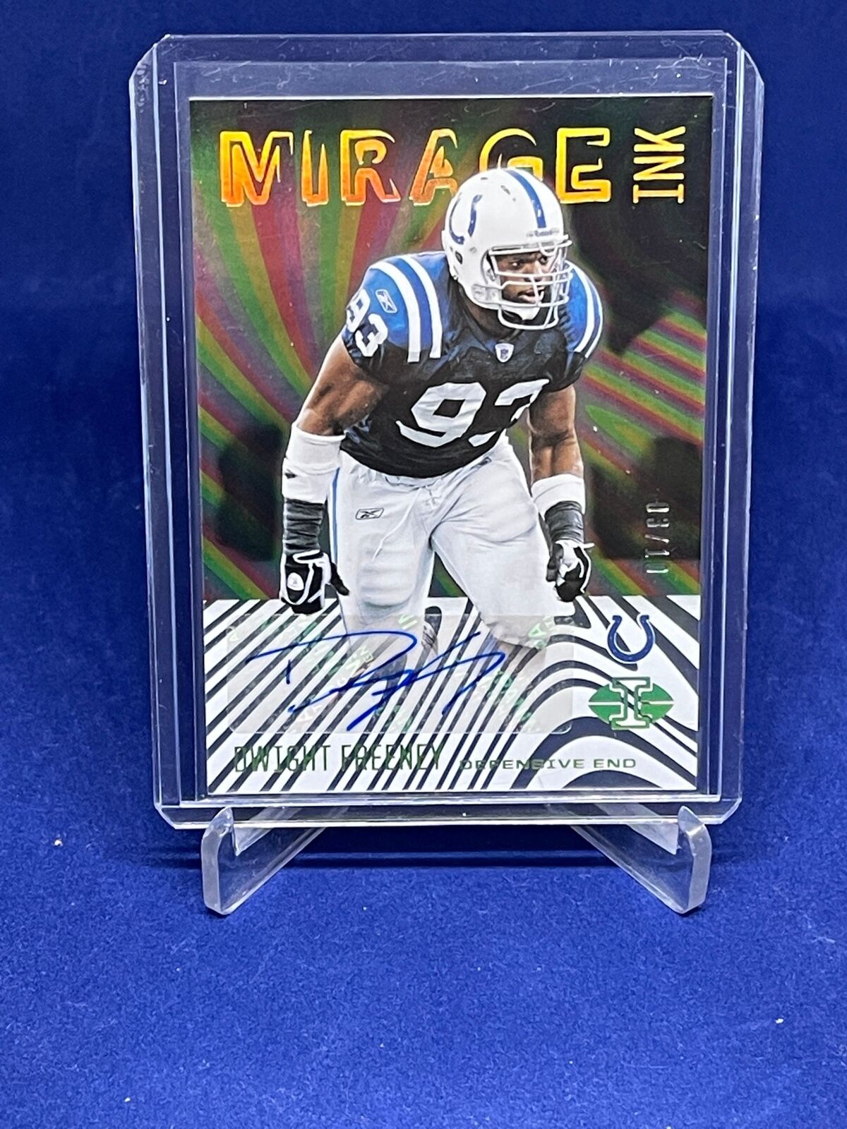 DWIGHT FREENEY 2021 PANINI ILLUSIONS MIRAGE INK GOLD AUTO #D 3/10