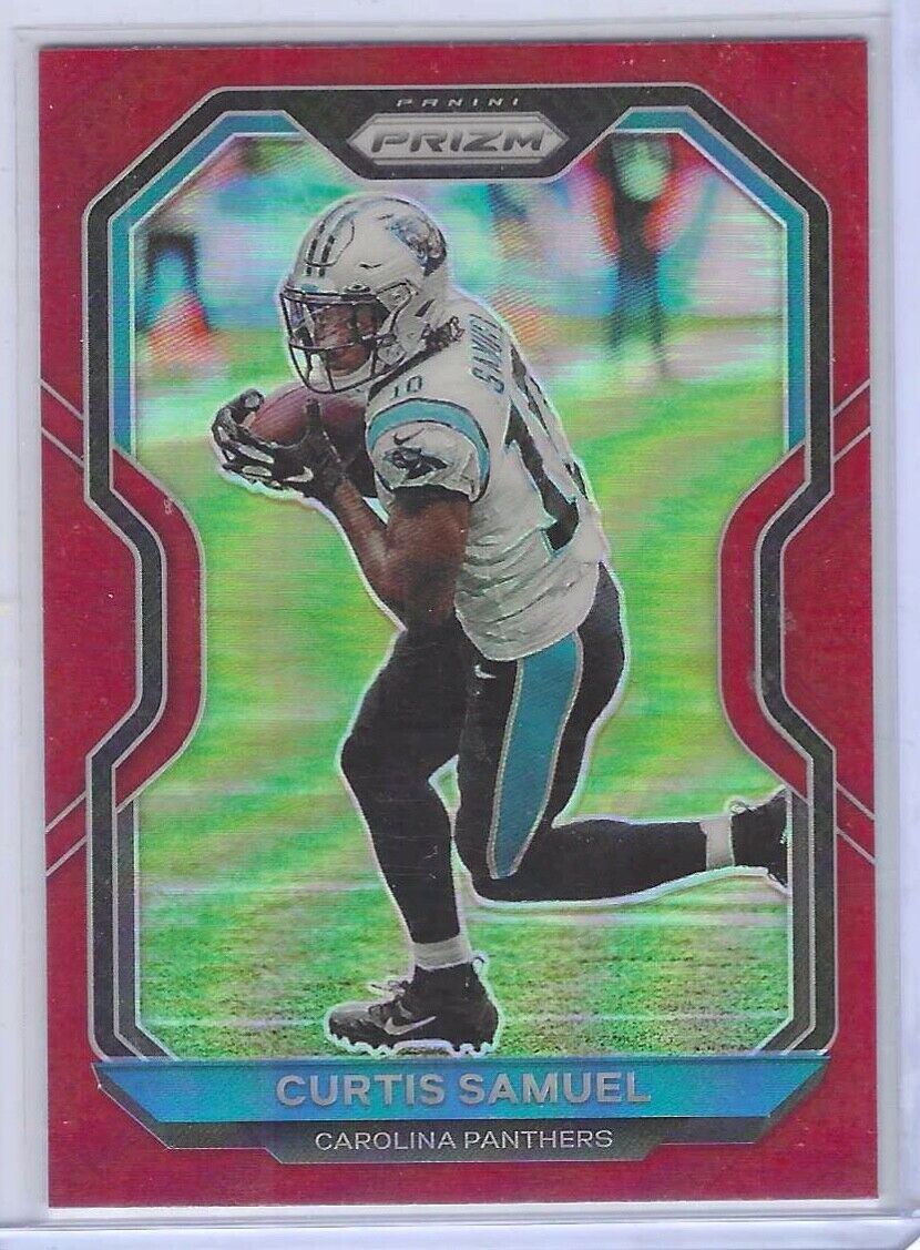 CURTIS SAMUEL 2020 PANINI PRIZM RED RETAIL PRIZM SSP /8 OR /7 SHORT PRINT #235
