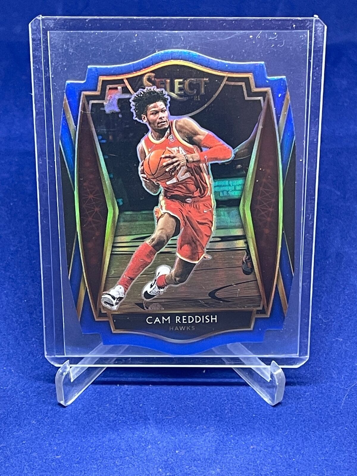 CAM REDDISH 2020-21 PANINI SELECT PREMIER LEVEL BLUE PRIZM DIE CUT #D 237/249