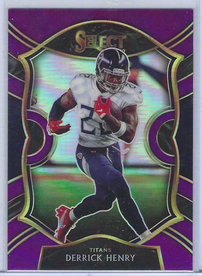 DERRICK HENRY 2020 PANINI SELECT CONCOURSE LEVEL PURPLE PRIZM #D 51/75