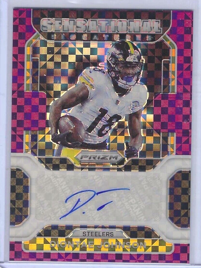 DIONTAE JOHNSON 2021 PANINI PRIZM PURPLE POWER PRIZM AUTO #D 03/25