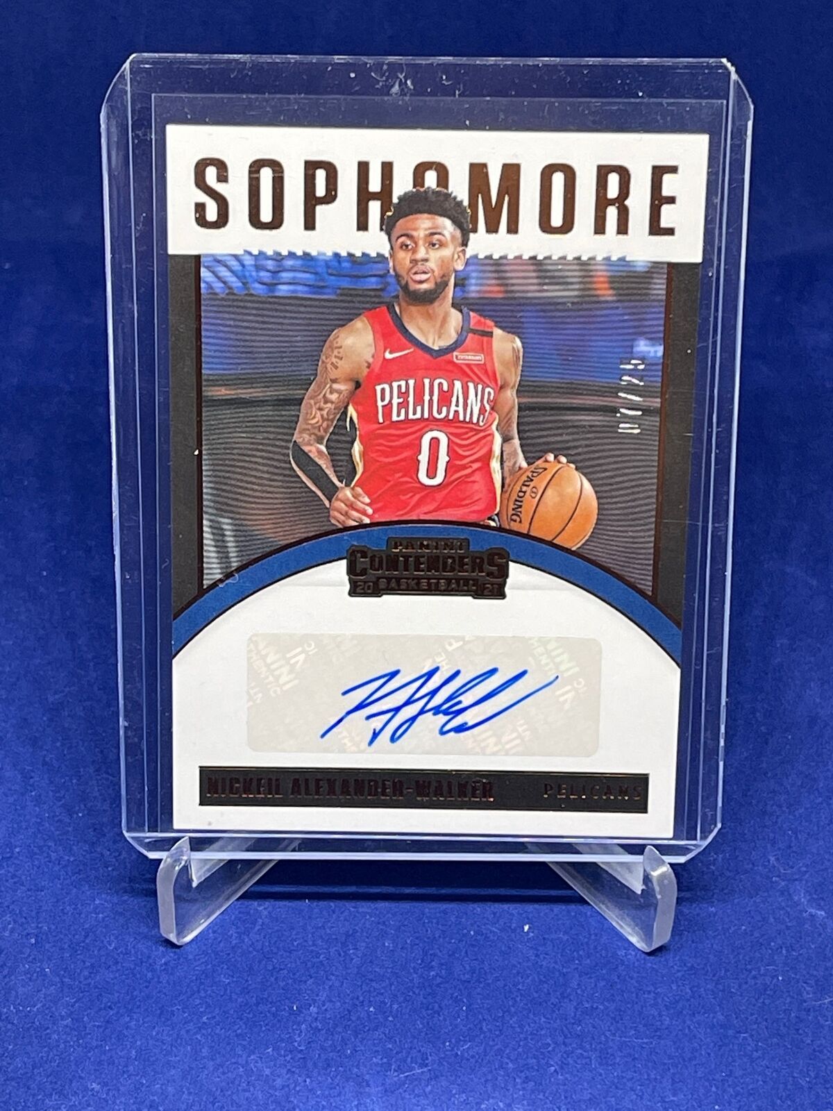 NICKEIL ALEXANDER WALKER 2020-21 PANINI CONTENDERS SOPHOMORE AUTO #D 7/25