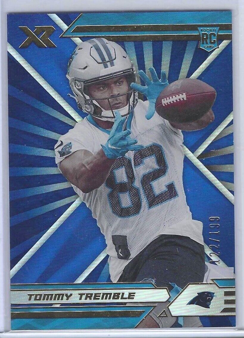 TOMMY TREMBLE 2021 PANINI XR BLUE ROOKIE RC #D 122/199
