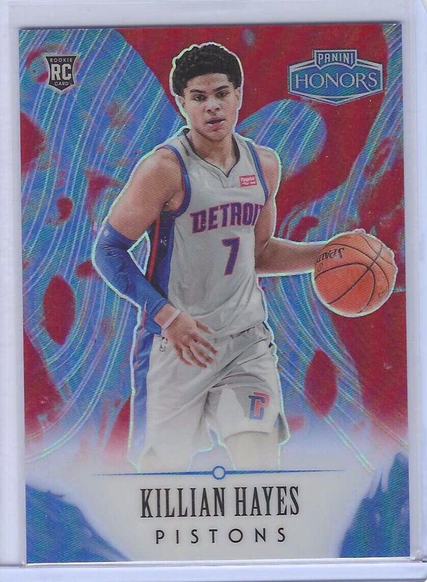 KILLIAN HAYES 2020-21 PANINI CHRONICLES HONORS RED PRIZM ROOKIE RC #D 036/149