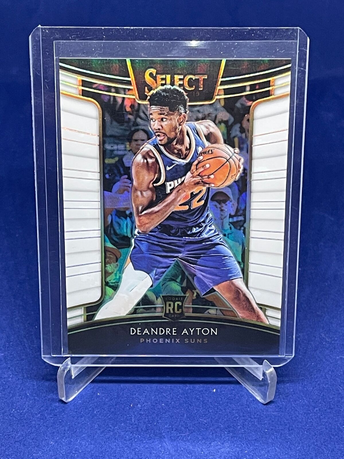 DEANDRE AYTON 2018-19 PANINI SELECT CONCOURSE WHITE PRIZM ROOKIE RC #D 94/149