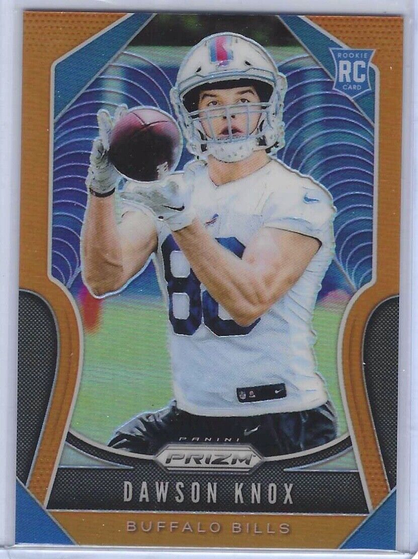 DAWSON KNOX 2019 PANINI PRIZM ORANGE PRIZM RC #D /249