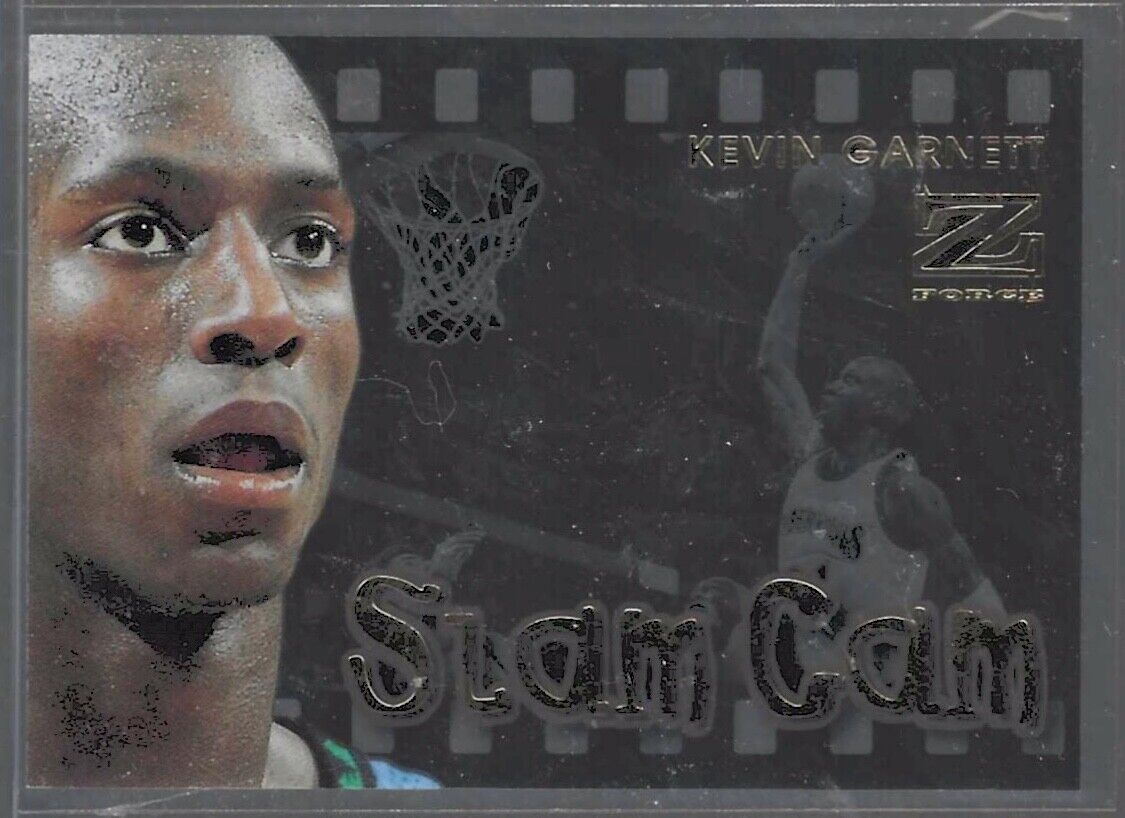 KEVIN GARNETT 1998 SKYBOX INTERNATIONAL Z FORCE SLAM CAM #4 OF 12SC