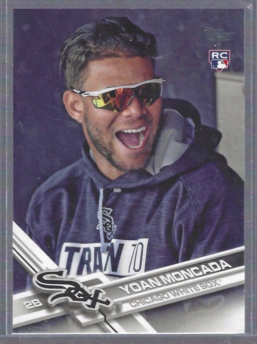YOAN MONCADA 2017 TOPPS UPDATE SERIES SP PHOTO VARIATION RC #US200
