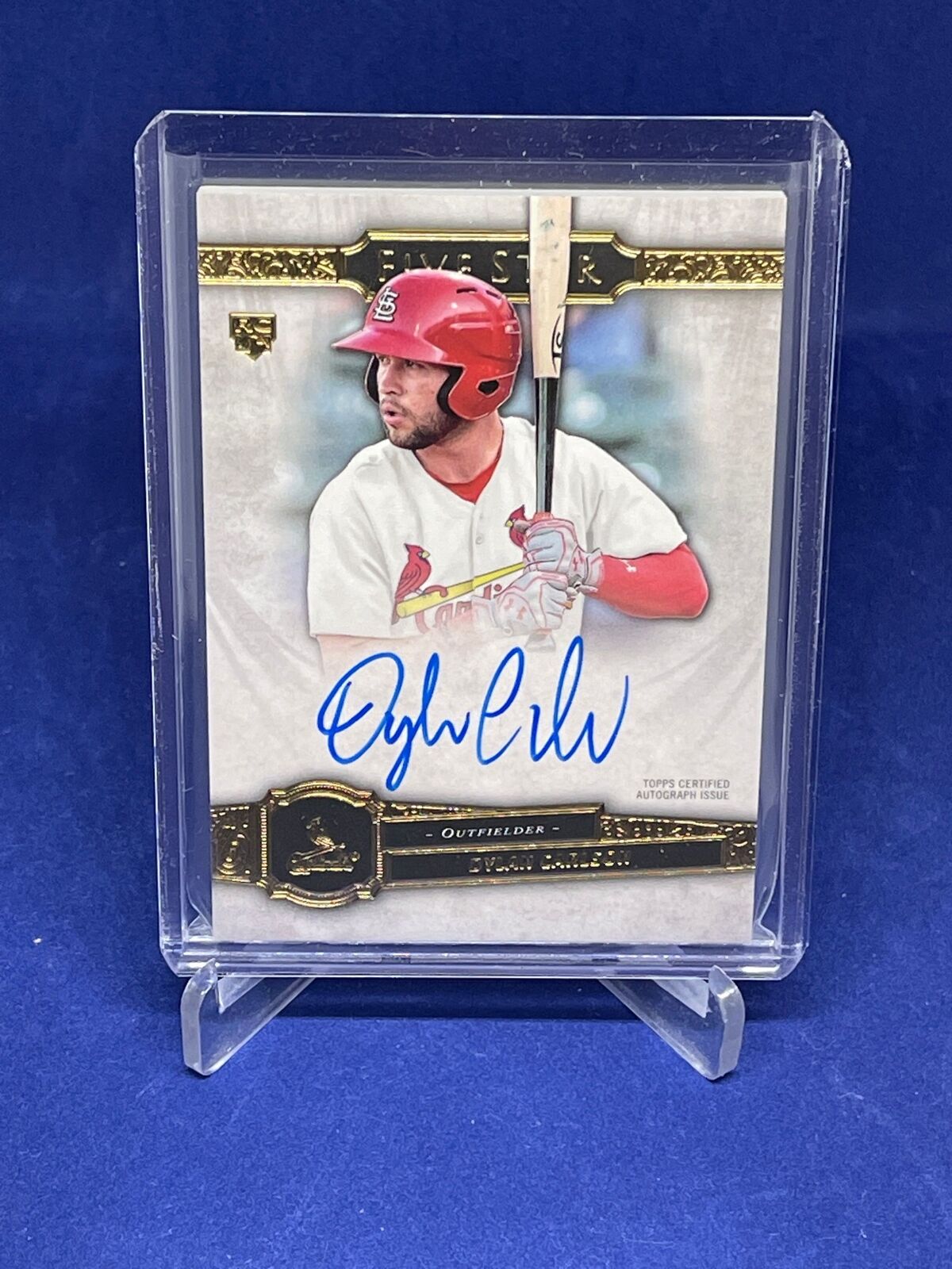 DYLAN CARLSON 2021 TOPPS FIVE STAR ON CARD AUTO ROOKIE RC