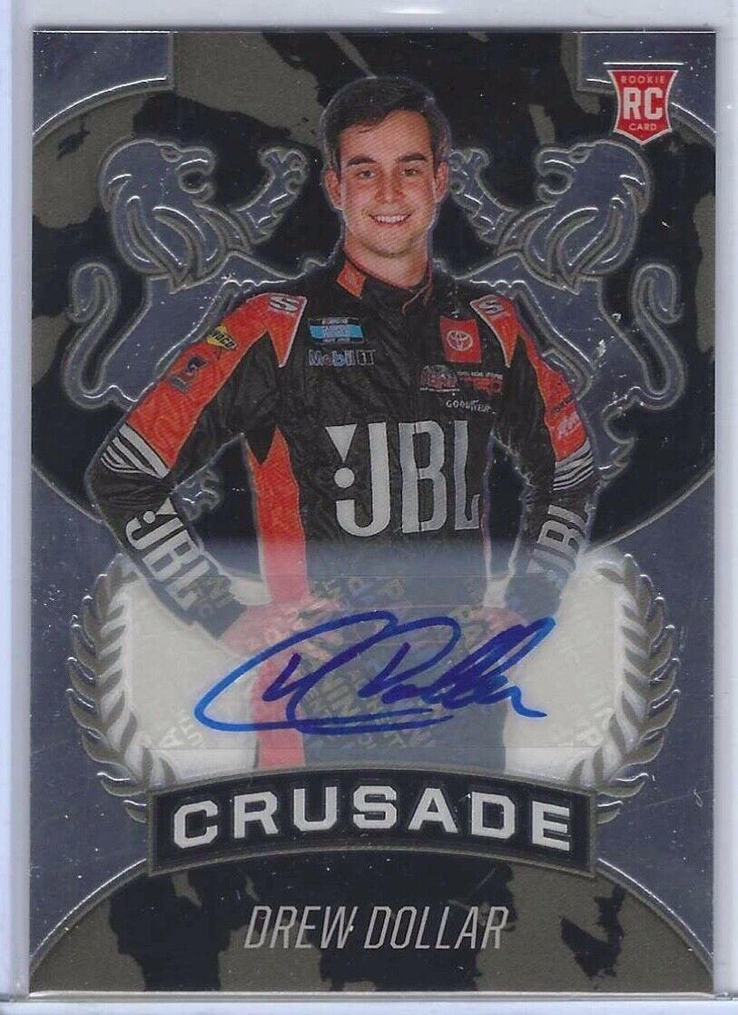 DREW DOLLAR 2021 PANINI CHRONICLES CRUSADE RACING ROOKIE AUTO RC #12