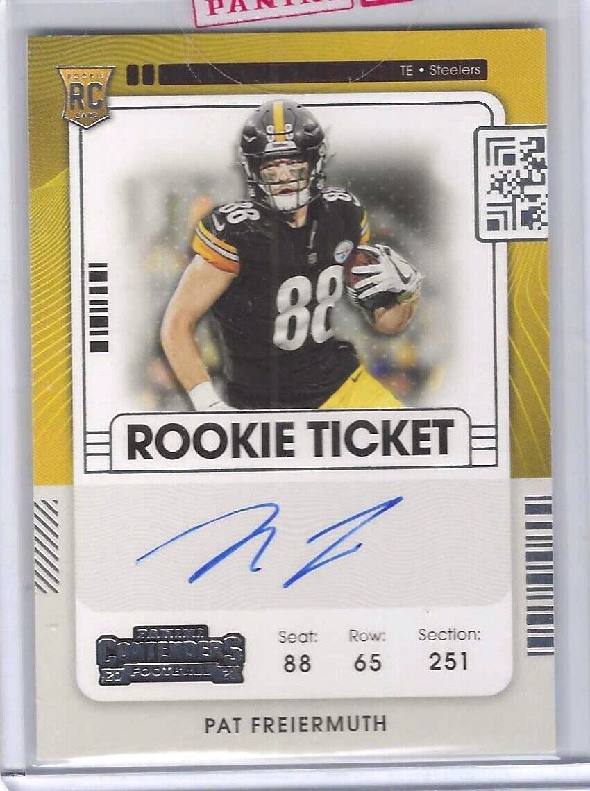PAT FREIERMUTH 2021 PANINI CONTENDERS ROOKIE TICKET ON CARDAUTO RC #117