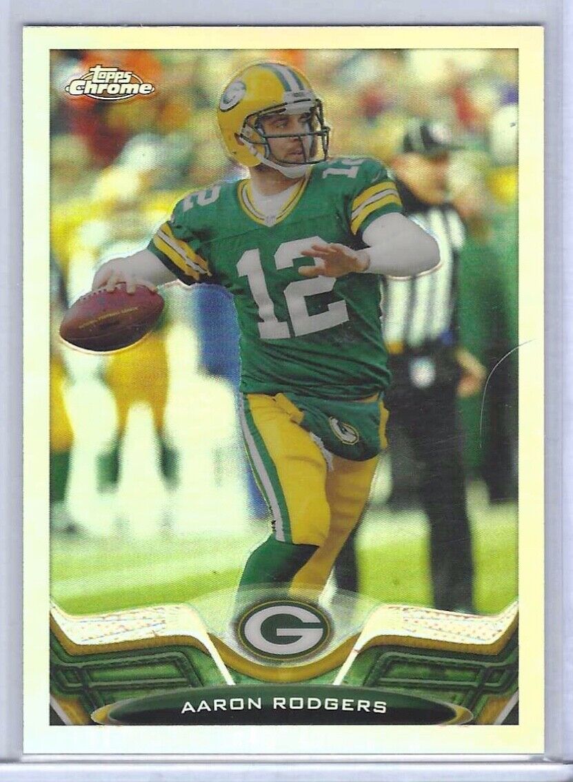AARON RODGERS 2013 TOPPS CHROME REFRACTOR #150