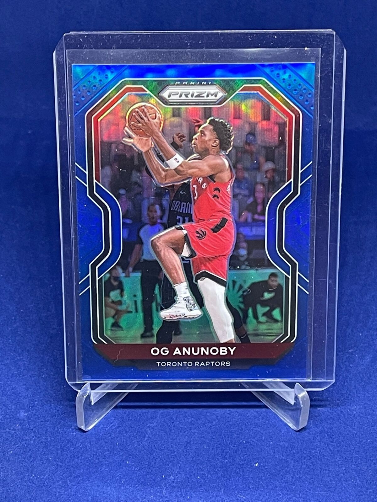 OG ANUNOBY 2020-21 PANINI PRIZM BLUE PRIZMS #D 117/199