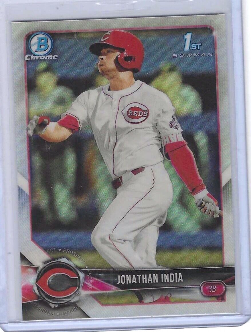 JONATHAN INDIA 2018 BOWMAN CHROME 1ST BOWMAN REFRACTOR PROSPECT #112