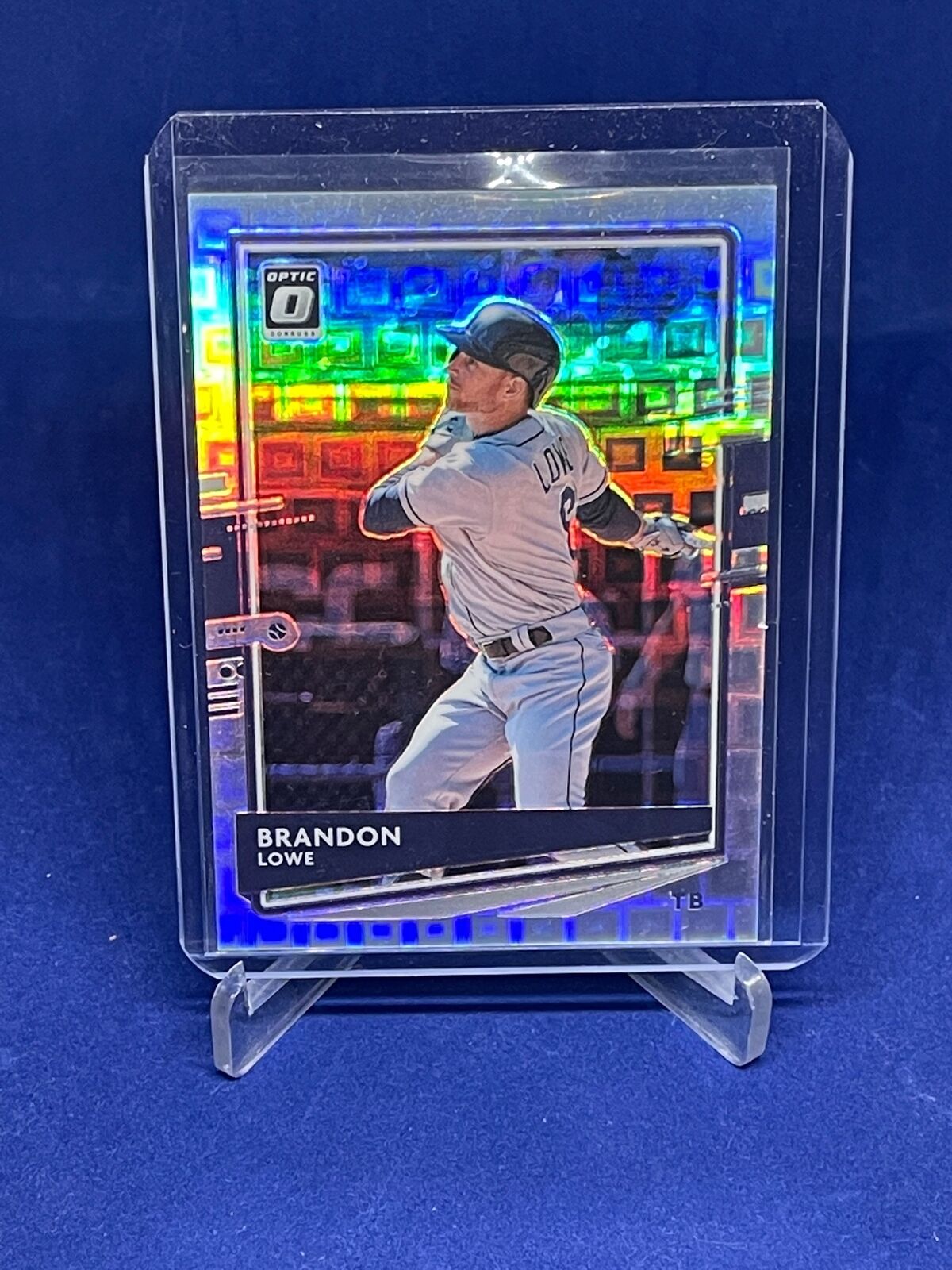 BRANDON LOWE 2020 PANINI DONRUSS OPTIC PANDORA PRIZM HOLO #D 1/99
