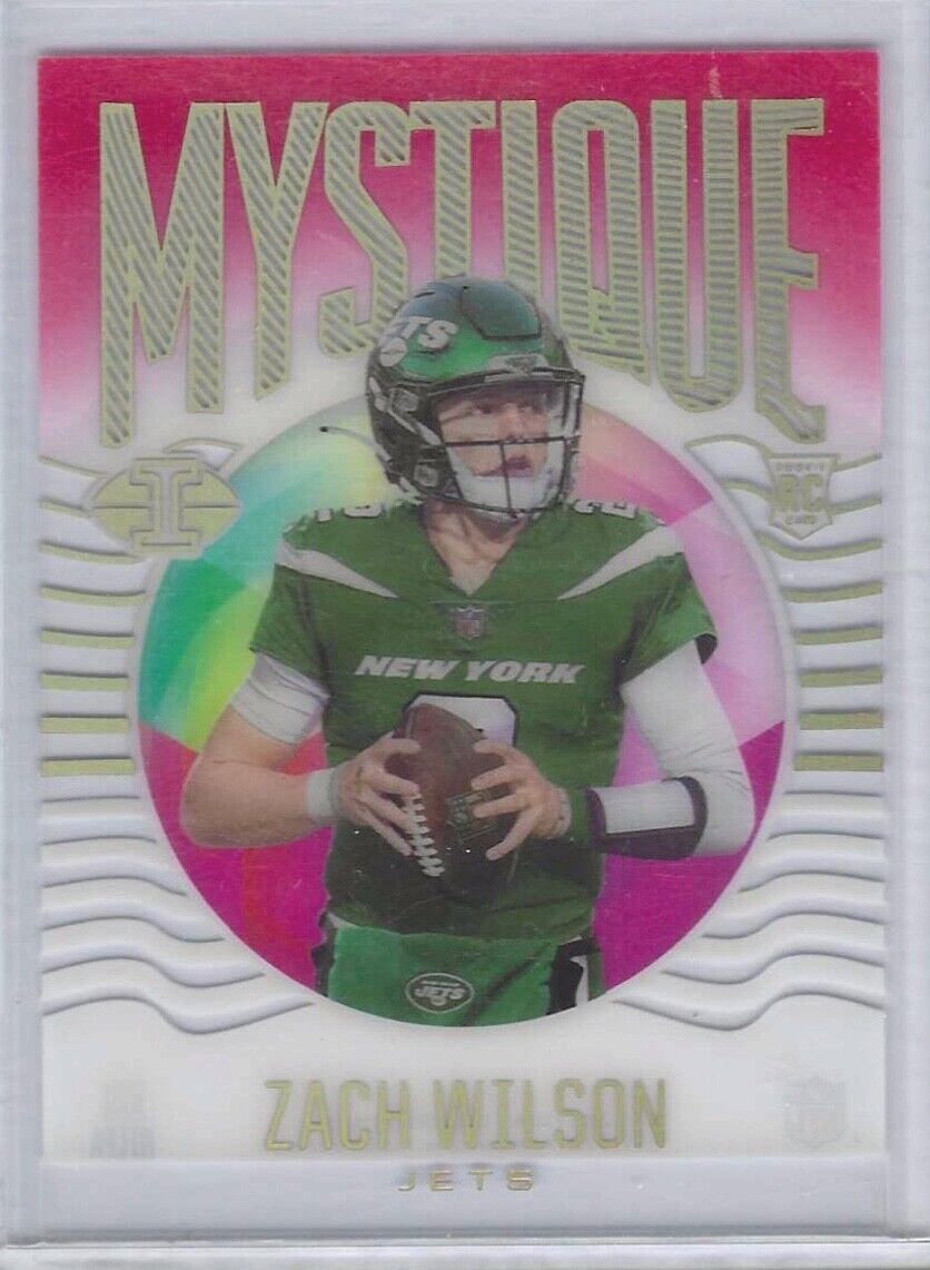 ZACH WILSON 2021 PANINI ILLUSIONS MYSTIQUE ACETATE RED RC #D 216/399