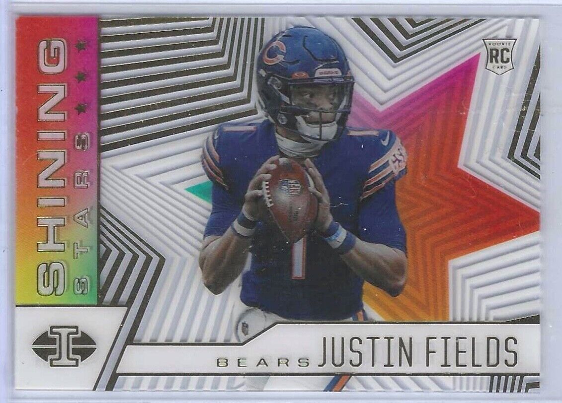 JUSTIN FIELDS 2021 PANINI ILLUSIONS SHINING STARS ACETATE RC #SS-14