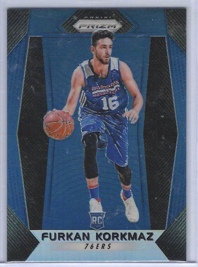 FURKAN KORKMAZ 2017-18 PANINI PRIZM BLUE PRIZM ROOKIE RC #D 035/199