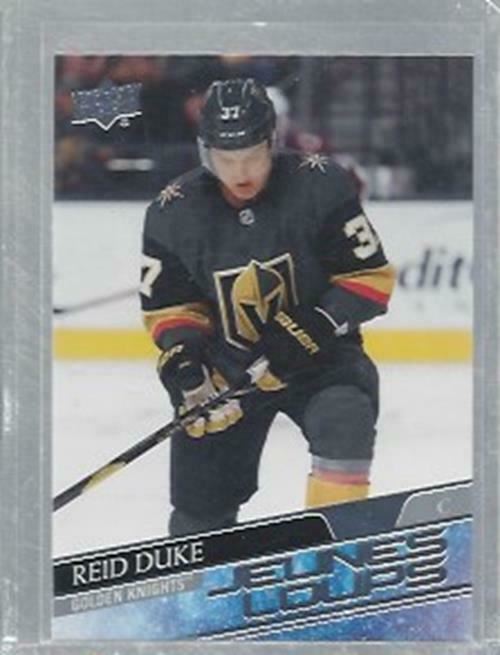 REID DUKE 2020-21 UPPER DECK SER 1 YOUNG GUNS JEUNES LOUPS FRENCH ROOKIE RC #202