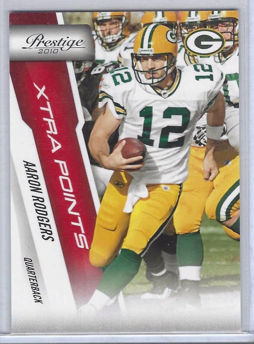 AARON RODGERS 2010 PANINI PRESTIGE XTRA POINTS RED #D 071/100