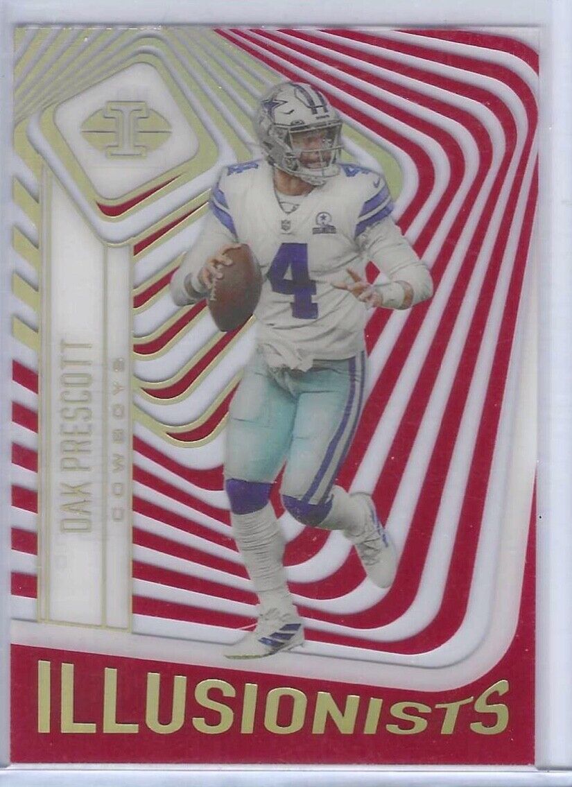 DAK PRESCOTT 2021 PANINI ILLUSIONS ILLUSIONISTS RED ACETATE #D 083/149