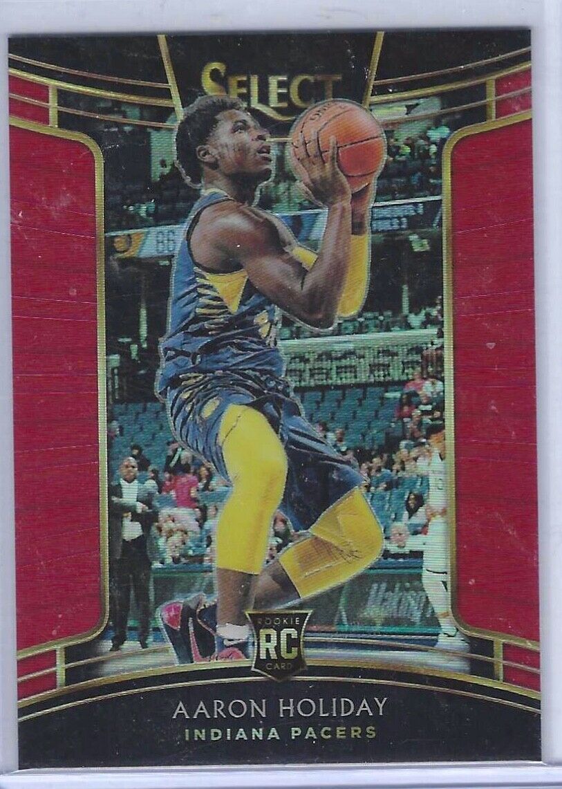 AARON HOLIDAY 2018-19 PANINI SELECT CONCOURSE LEVEL RED PRIZM RC #D 051/199