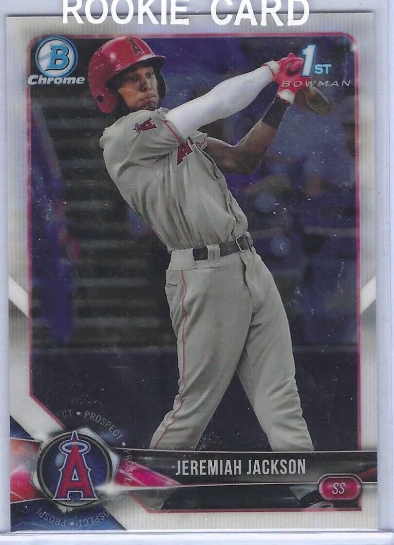 JEREMIAH JACKSON 2018 BOWMAN CHROME 1ST BOWMAN PROSPECT #BDC-51