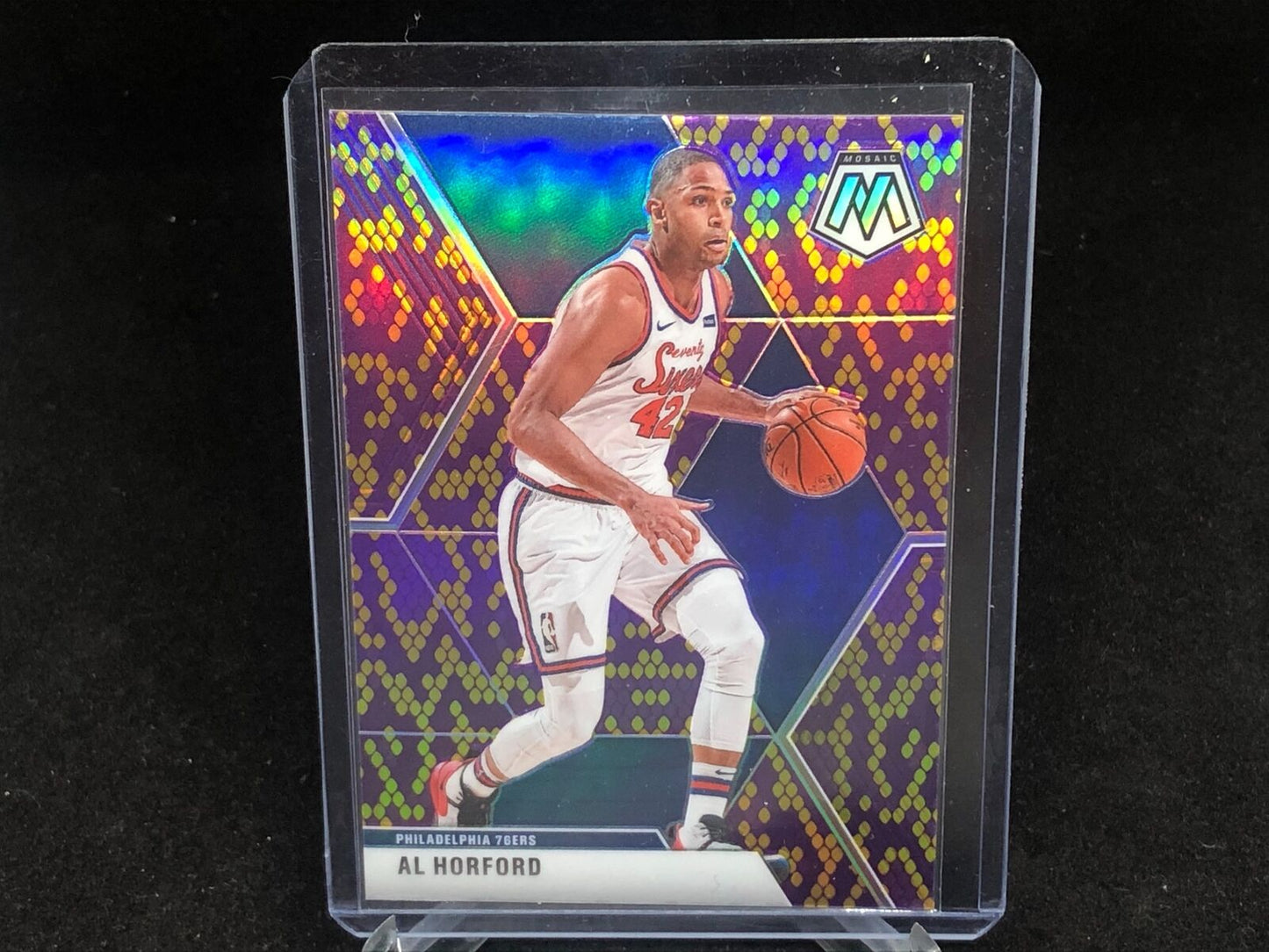 AL HORFORD 2019-20 PANINI MOSAIC KOBE SNAKESKIN PURPLE GOLD PRIZM #D 16/20
